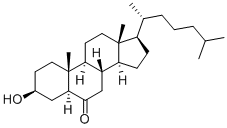 3Β-羟基-5Α-(1,5-二甲基己基)环戊烷三环己烷-6-酮 结构式