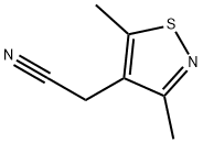 3,5-Dimethyl-4-isothiazoleacetonitrile 结构式