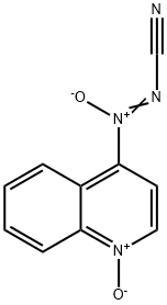 2-[(Quinoline 1-oxide)-4-yl]diazenecarbonitrile 2-oxide 结构式