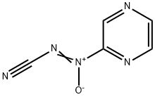 2-(2-Pyrazinyl)diazenecarbonitrile 2-oxide 结构式