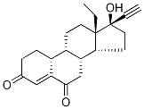 左炔诺孕酮杂质J(6酮左炔诺孕酮) 结构式