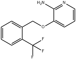 3-(2-TRIFLUOROMETHYL-BENZYLOXY)-PYRIDIN-2-YLAMINE 结构式