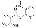 3-(methylamino)pyridyl salicylate 结构式