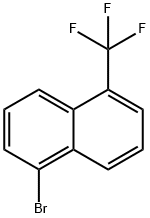 1-BROMO-5-(TRI?UOROMETHYL)NAPHTHALENE 结构式