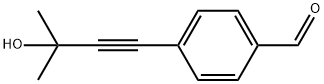 4-(3-羟基-3-甲基丁-1-炔-1-基)苯甲醛 结构式