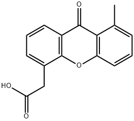 2-(8-甲基-9-氧代氧杂蒽-4-基)乙酸 结构式