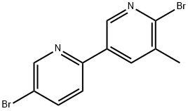 5,6'-dibromo-5'-methyl-[2,3']bipyridine 结构式