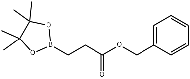 BENZYL 3-(TETRAMETHYL-1,3,2-DIOXABOROLAN-2-YL)PROPANOATE 结构式