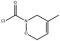 2H-1,2-Oxazine-2-carbonyl chloride, 3,6-dihydro-4-methyl- (9CI) 结构式