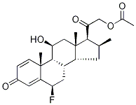 Fluocortolone Acetate 结构式