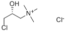 (R)-3-氯-2-羟基丙基三甲基氯化铵 结构式