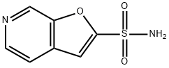 Furo[2,3-c]pyridine-2-sulfonamide (9CI) 结构式