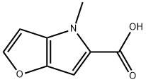 4-甲基-4H-呋喃并[3,2-B]吡咯-5-甲酸 结构式