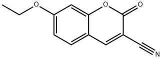 3-氰基-7-乙氧基香豆素 结构式