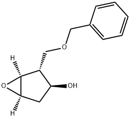 (1S,2R,3S,5R)-2-[(苄氧甲基)-6-氧杂二环[3.1.0]己-3-醇 结构式