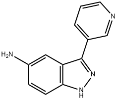 (吡啶-3-基)-1H-吲唑-5-胺 结构式