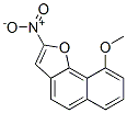 9-Methoxy-2-nitronaphtho(1,2-b)furan 结构式