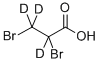 2,3-DIBROMOPROPIONIC-2,3,3-D3 ACID 结构式