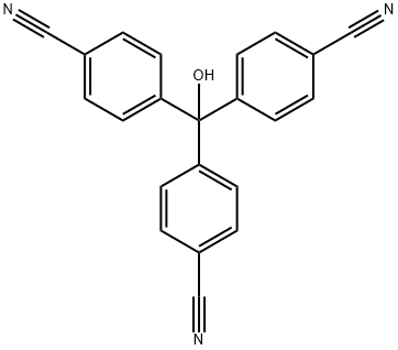 Tris(4-cyanophenyl)methanol 结构式