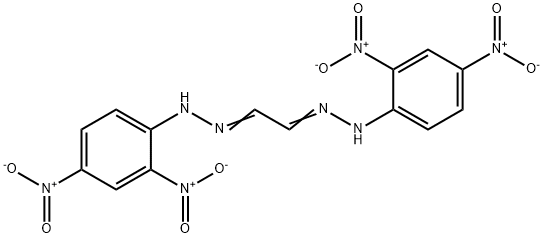Glyoxal bis[(2,4-dinitrophenyl)hydrazone] 结构式