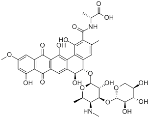 Pradimicin A 结构式