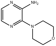 2-氨基-3-吗啉-4-基吡嗪 结构式