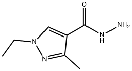 1-乙基-3-甲基-1H-吡唑-4-卡巴肼 结构式