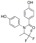 N-(4-hydroxyphenyl)-N-(1,1,1-trifluoro-2-propyl)-4-hydroxybenzamide 结构式
