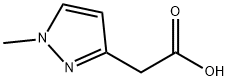 (1-甲基-1H-吡唑-3-基)乙酸 结构式