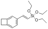 4-[2-(Triethoxysilyl)vinyl]benzocyclobutene 结构式