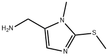 {[1-甲基-2-(甲巯基)-1H-咪唑基-5-基]甲基}胺二盐酸盐 结构式