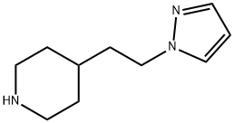 4-(2-PYRAZOL-1-YL-ETHYL)-PIPERIDINE 结构式