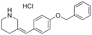 3-(4-(Benzyloxy)Benzylidene)Piperidine Hydrogen Chloride 结构式