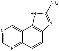 1H-Imidazo[4,5-f]quinazolin-2-amine(9CI) 结构式