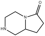 六氢吡咯并[1,2-A]吡嗪-6-酮 结构式