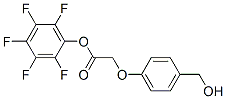 4-HYDROXYMETHYLPHENOXYACETIC ACID-OPFP) 结构式