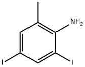 2,4-二碘-6-甲基苯胺 结构式