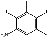 2,4-DIIODO-3,5-DIMETHYLANILINE 结构式