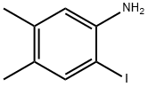 2-碘-4,5-二甲基苯胺 结构式