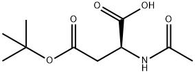 N-乙酰基-L-天冬氨酸 4-叔丁酯 结构式