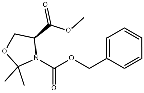 (S)-3-苄基-4-甲基-2,2-二甲基氧氮杂环-3,40二羧酸酯 结构式