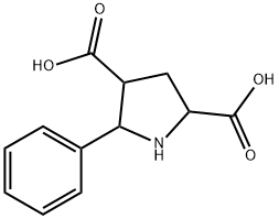 5-PHENYL-2,4-PYRROLIDINEDICARBOXYLIC ACID 结构式