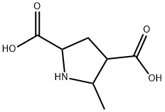 5-甲基-2,4-吡咯烷二羧酸 结构式