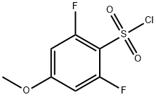 2,6-二氟-4-甲氧基苯磺酰氯 结构式