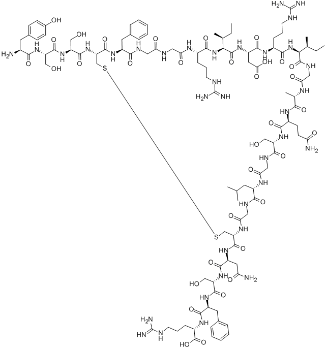 (TYR0)-ATRIOPEPTIN II (RAT) 结构式