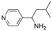 1-(4-吡啶基)-3-甲基-1-丁胺 结构式