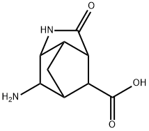3,5-Methanocyclopenta[b]pyrrole-7-carboxylicacid,6-aminooctahydro-2-oxo- 结构式