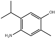 Phenol, 4-amino-2-methyl-5-(1-methylethyl)- (9CI) 结构式