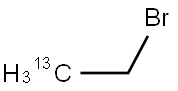乙基溴-2-13C 结构式