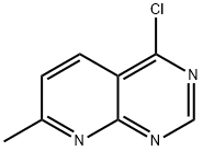 4-氯-7-甲基吡啶并[2,3-D]嘧啶 结构式